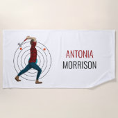 Ax Throwing Strandtuch (Vorderseite)