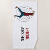 Ax Throwing Strandtuch (Vorderseite)