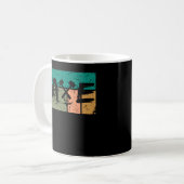 Ax Throwing Tomahawk Theking Sport Vintag Kaffeetasse (Vorderseite Links)