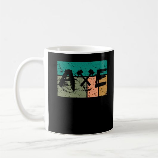 Ax Throwing Tomahawk Theking Sport Vintag Kaffeetasse (Links)