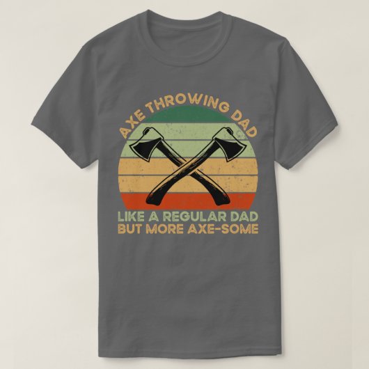 Ax Throwing Vater T-Shirt (Design vorne)