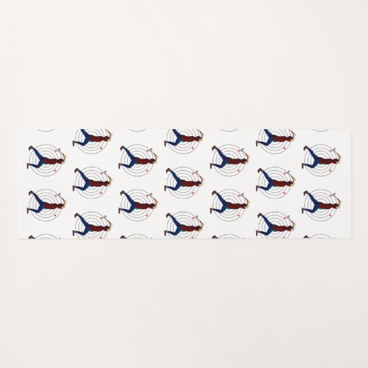 Ax Throwing Yogamatte (Rückseite (Horizontal))