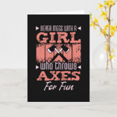 Ax vernichtend Frauen Karte (Gelbe Blume)