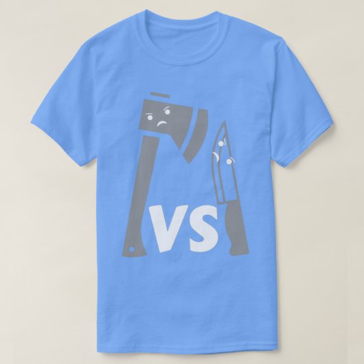 Ax Vs Knife T-Shirt (Design vorne)