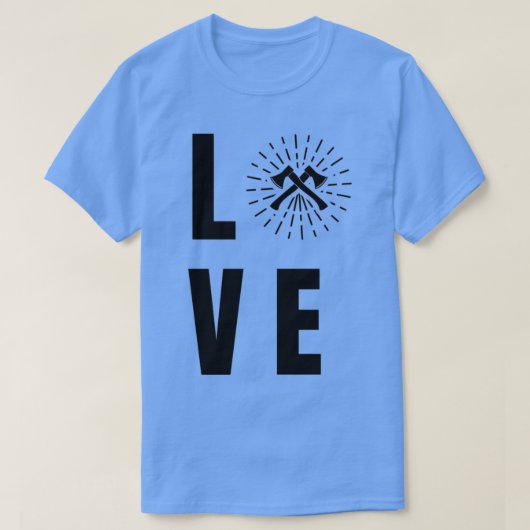 Ax werfen Tomahawk doppelte ax Geschenk 27 T-Shirt (Design vorne)