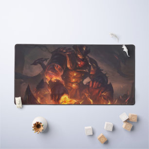 Ax Wielder Gaming Desk Mat High Noon Cowboy Pad Schreibtischunterlage