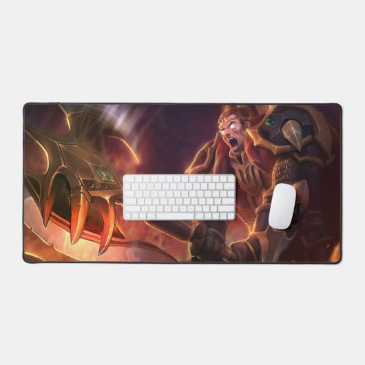 Ax Wielder Gaming Desk Mat | Weapon Master Design Schreibtischunterlage (Tastatur & Maus)
