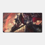 Ax Wielder Gaming Desk Mat | Weapon Master Design Schreibtischunterlage (Vorderseite)