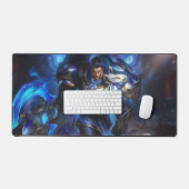 Ax Wielder Gaming Desk Mat | Weapon Master Design Schreibtischunterlage (Tastatur & Maus)