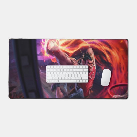 Ax Wielder Gaming Desk Mat | Weapon Master Design Schreibtischunterlage (Tastatur & Maus)
