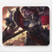 Ax Wielder Gaming Mousepad | Legendäre Kriegerin (Vorne)