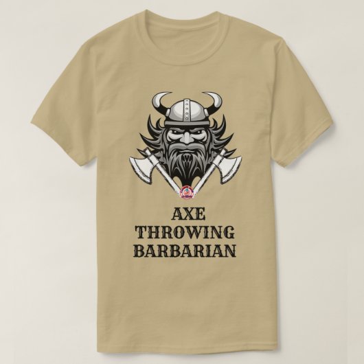 Ax wirft Barbar 1 T-Shirt (Design vorne)