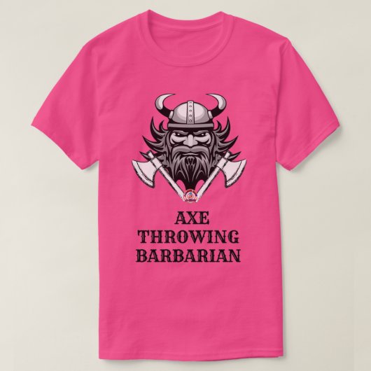 Ax wirft Barbaren T-Shirt (Design vorne)