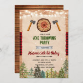 Ax wirft Party Einladung (Vorne/Hinten)