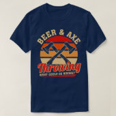 Ax wirft Retro-Bier-Amp Ax und wirft, was könnte T-Shirt (Design vorne)