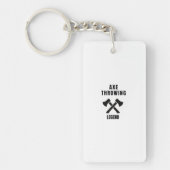 Ax-Wurflegende Schlüsselanhänger (Vorderseite)