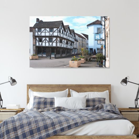 Axbridge Square Leinwanddruck (Insitu (Schlafzimmer))