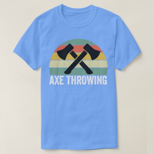 Axe Throwing Axe Throwing Design Axe Throwing Vint T-Shirt (Design vorne)
