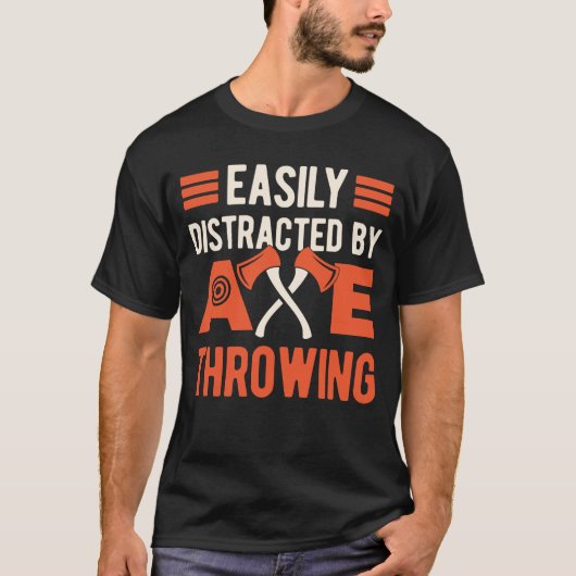 Axe Throwing Funny T-Shirt (Vorderseite)
