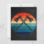 Axe Throwing Hatchet Einladung (Vorderseite)