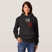 Axe throwing i'd hit that target board hatchet thr hoodie (Vorne ganz)