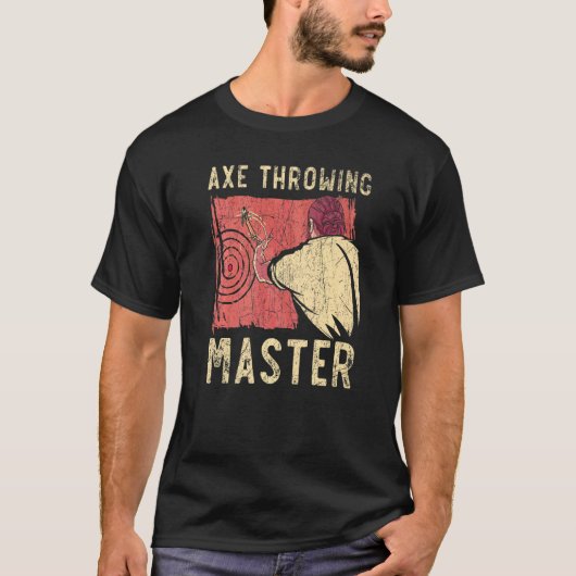Axe Throwing Master Hatchet Thrower Axe Throw Lumb T-Shirt (Vorderseite)