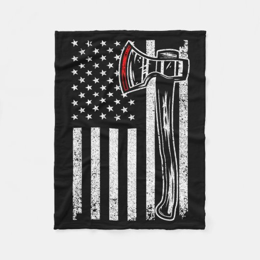 Axe Throwing Novelty For Men Women Ax Thrower Axe Fleecedecke (Vorderseite)