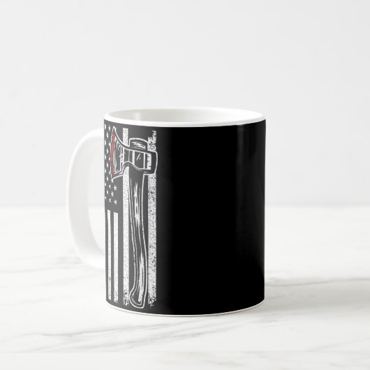 Axe Throwing Novelty For Men Women Ax Thrower Axe Kaffeetasse (Vorderseite Links)