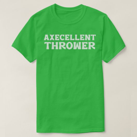 Axecellent Thrower T-Shirt (Design vorne)