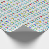 Axel Axolotl Wrapping Paper Geschenkpapier (Ecke)