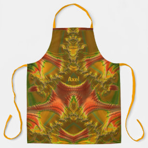 AXEL~ CHRISTMAS ~ Red Green Gold ~ Schürze