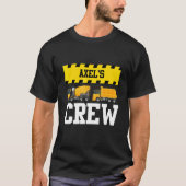 Axel Construction Crew Custom Dumptruck Dump Truck T-Shirt (Vorderseite)