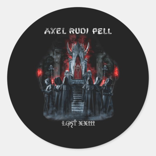 Axel Rudi Pell Lost Xxiii Runder Aufkleber (Vorderseite)