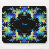 AXEL ~ Strange 3D Muster ~ Personalisiert Mousepad (Vorne)