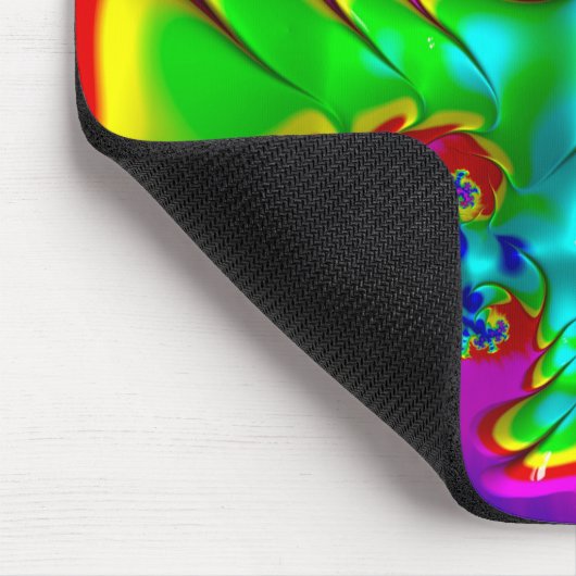 AXEL ~ Zany Hot Red, Green, Blue and Yellow ~ Mousepad (Ecke)