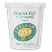 Axelrod Onion Dip & Dressing Aufkleber (Vorderseite)