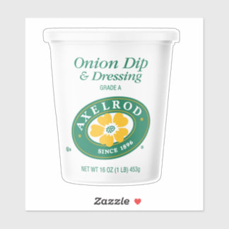 Axelrod Onion Dip & Dressing Aufkleber