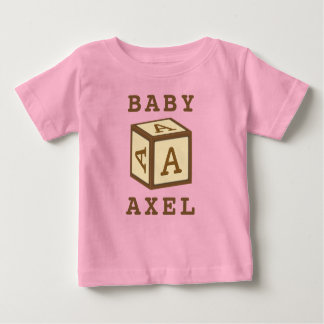 Axels Name auf amerikanischem Apparel Baby T-shirt