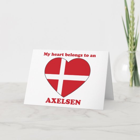 Axelsen Feiertagskarte (Vorderseite)