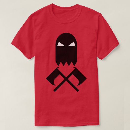 Axeman Graphic Black v T-Shirt (Design vorne)