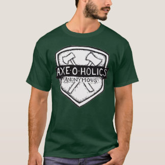 AxeOHolics Anonymous Shield Briefmarke Classic TSh T-Shirt