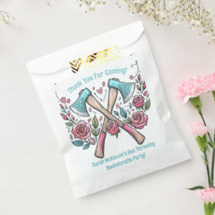 Axes & Roses - Axtwerfen Junggesellinnenabschied Geschenktütchen