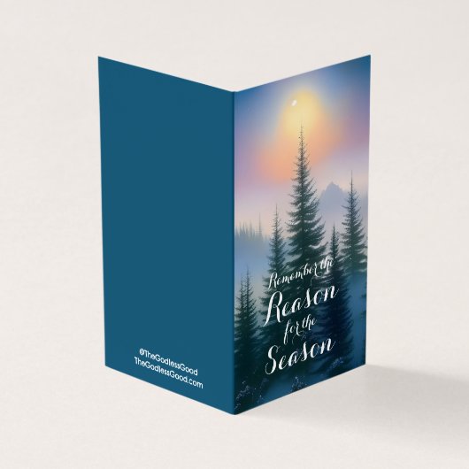 Axial Tilt - Atheist Weihnachtskarten - 25pk Klein (Vorderseite)