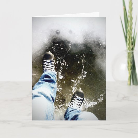 Axial Tilt Feiertagskarte (Vorderseite)