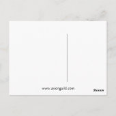 Axion-Logo Postkarte (Rückseite)