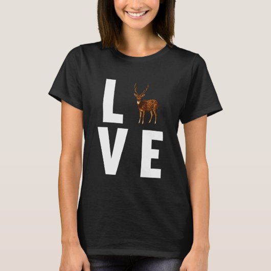 Axishirsch 1 T-Shirt (Vorderseite)