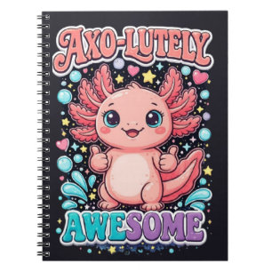 Axo-Lutely Awesome Süßer Axolotl Notizblock