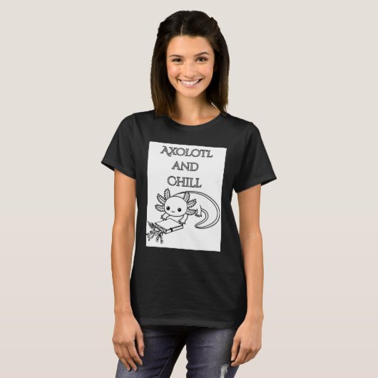 Axo und chillen T-Shirt (Vorne ganz)