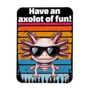 Axolot des Spaßes Magnet - Lustiges Axolotl Meme