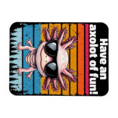 Axolot des Spaßes Magnet - Lustiges Axolotl Meme G (Horizontal)